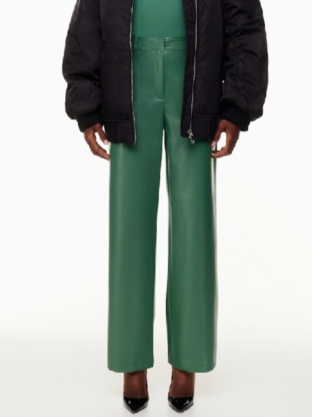 Babaton  Faux Leather Trousers